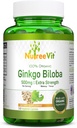 NutreeVit Ginkgo Biloba Supliment Capsule din plante (240 Număr)
