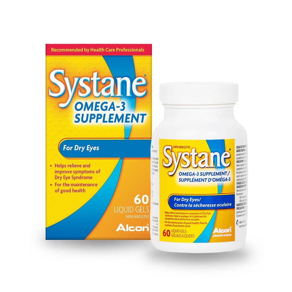 Alcon Systane Vitamina Omega-3 Lacrimi sănătoase 60 Softgel