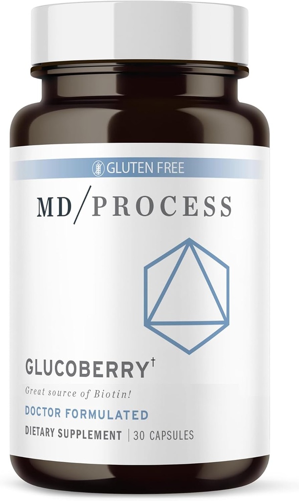 GlucoBerry Maqui Extract de Berry cu picolinat de crom pentru suport de sange - cu Biotin si Gymnema Sylvere - Doctor Formulat - 30 capsule