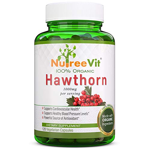 NutreeVit 100% Organic - Hawthorn Berry Powerful Superfood Formula (320 capsule)