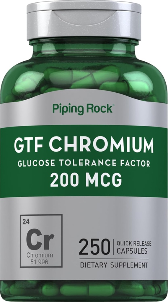 Piping Rock GTF Crom 200 mcg 