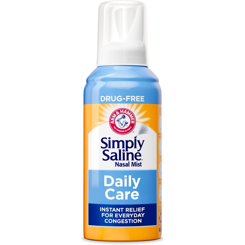 ARM & HAMMER Pur și simplu Saline Nasal Care Daily Mist 4.5oz  Flacon