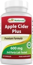Cele mai bune naturale Apple Cidru Oţet Plus 500 Mg Capsule, 120 Conte
