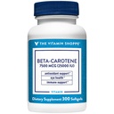 Vitamina Shoppe Beta-Caroten 2500 UI (Vitamina A), suport antioxidant pentru Vision & Imune Health (300 Softgels)