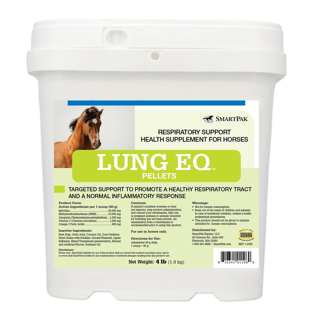 SmartEquine Lung EQ Pellets for Respiratory Support 