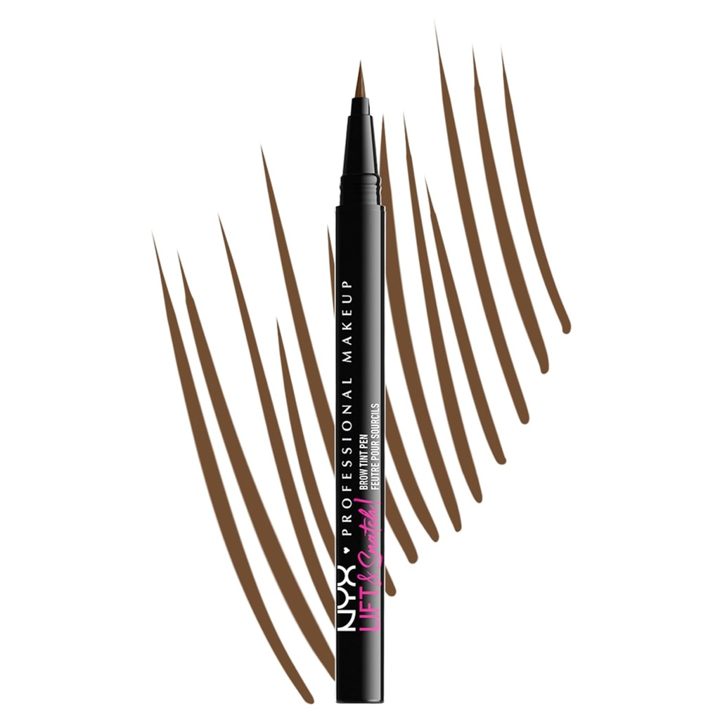 NYX Machiaj profesional Lift & Snatch Eyebrow Tint Pen, Brunette