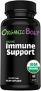 USDA Organic Immune Supplement Supplement, mare potenta 7-in-1 Imunity Booster Tablets cu vitamina C, Elderberry, Ginger, Moringa Leaf Powder, Usturoi & More - Vegan & Non-GMO, 20 Servings
