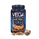 Vega Sport Pudră de proteine Vegan + recuperare - 30g Proteină pe bază de plante pe servire, Unt de arahide, 19 Serviri, 5g BCAAs, Probiotice, NSF Certified, Pentru Shakes & Smoothies, 1.8lbs (Packing May Vary)