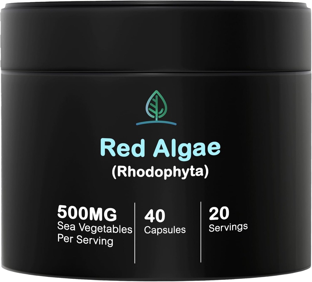Holistic Bin Red Marine Algae Capsule Gigartina şi Dumontiacea Red Algae Suplimente 