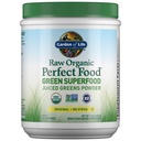 Gradina de viata Raw Organic Perfect Food Green Superfood Greens Powder - original Stevia-Free, 30 Serviri, Non-GMO, Gluten Free Food Dietary Supliment, Alkalize, Detoxifiere, Energize