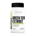 NutraBio extract de ceai verde, adaugă beneficii antioxidante și ajută sănătatea generală și Well-Being, 500mg - 90 capsule
