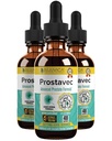 Prostavec Advanced Prostate Supplement - Formula lichida pentru absorbtie mai rapida cu Pygeum, Saw Palmetto, Stinging Nettle + Turmeric & Damiana - Vegan, Non-GMO - 6 fl oz