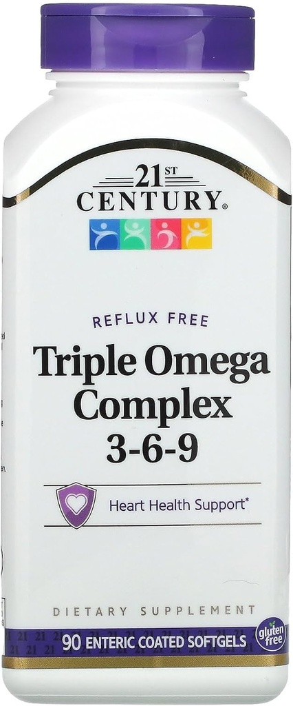 21 Centrul Omega 3-6-9 Complex ENTERIC acoperit 90 Softgels
