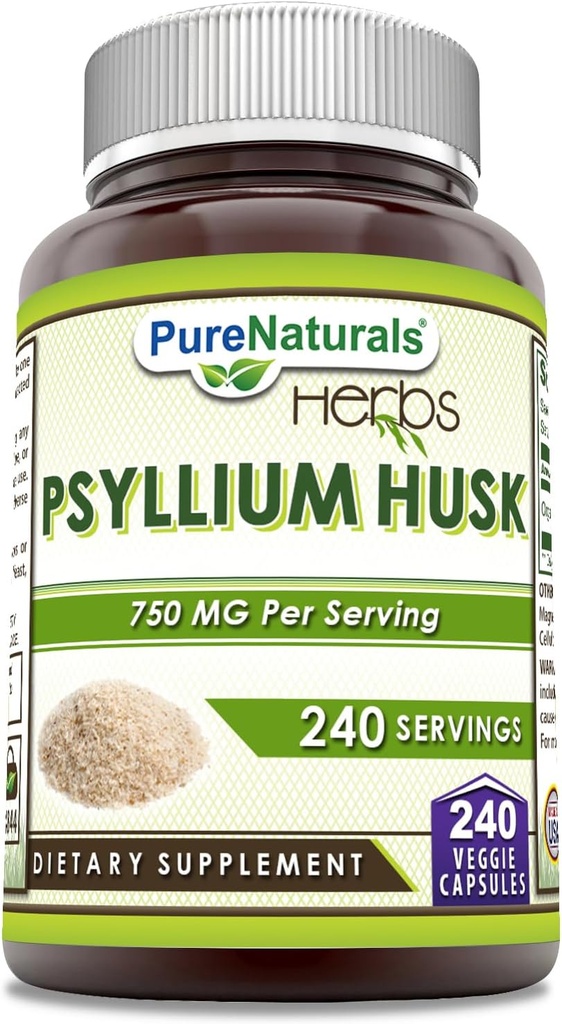 Naturals Pure Psyllium Husk Supliment 