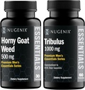 Nugenix Essentials Tribulus Terrestris și Horny Goat Buruieni Suplimente