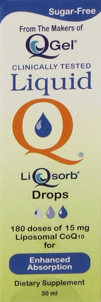 Lichide Q® LiQsorb® Liposomal CoQ10 picături (nearomate, fără zahăr, fără OMG) 30ml