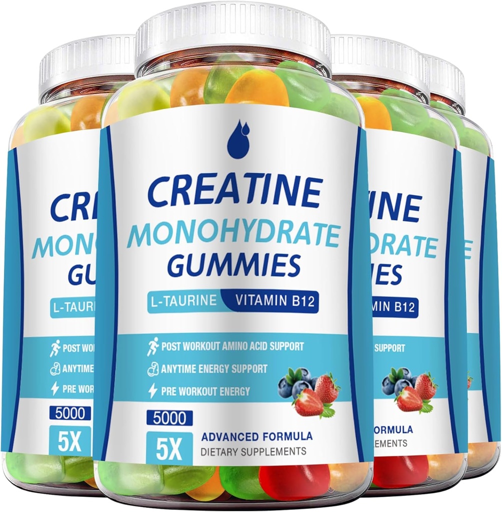 Gume Creatine pentru barbati si femei - Gummy masticabil
