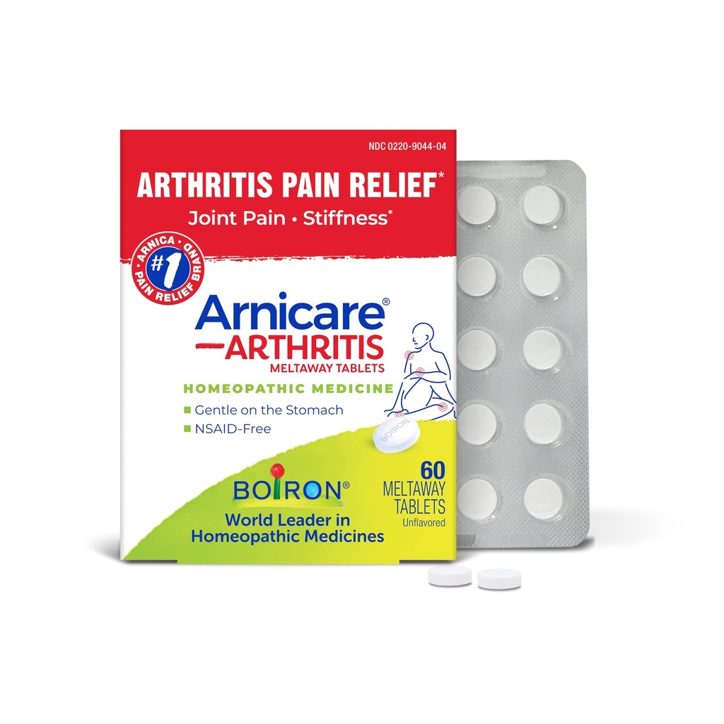 Boiron Arnicare Artrite Tablete pentru ameliorarea durerii de artrită, dureri articulare şi dureri reumatice - 60 Conte