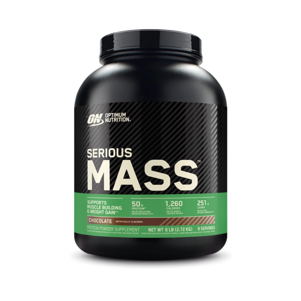 Optimum Nutriție Masă gravă, Greutate Gainer Pulbere Proteina, Gainer Mass, Vitamina C și Zinc pentru Suport Imun, Creatină, Ciocolată, 6 Lire (Packing May Vary)