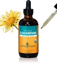 Herb Pharm Certified Organic Elecampane Extract lichid pentru suport sistem respirator - 4 Ounce