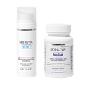 Skinuva® Scar (1,7 oz) & Bruise (14 capsule) - Advanced Silicon Cream Formulated with Growth Factors & Homeopatic Bruise Remedy Formulated with Arnica, Bromelain & Zinc