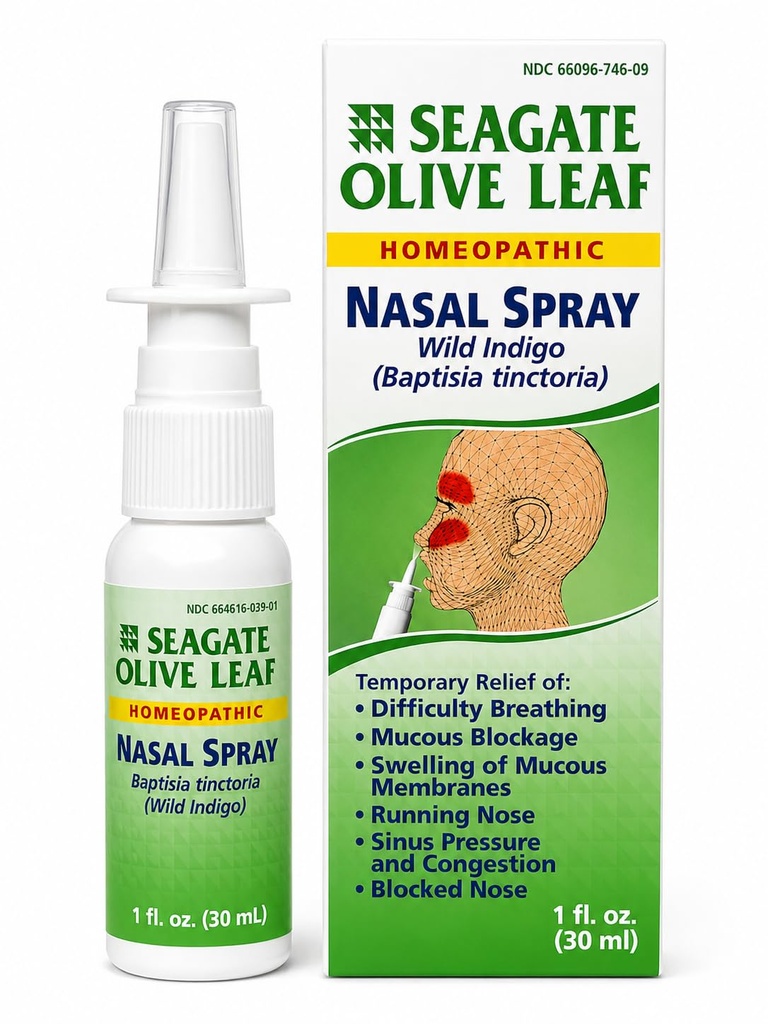 Seagate Produse Homeopatic Olive Spray Nasal (Pachet de 1) 1 Once