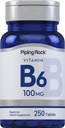Piping Rock Vitamina B-6 100 mg Supliment 
