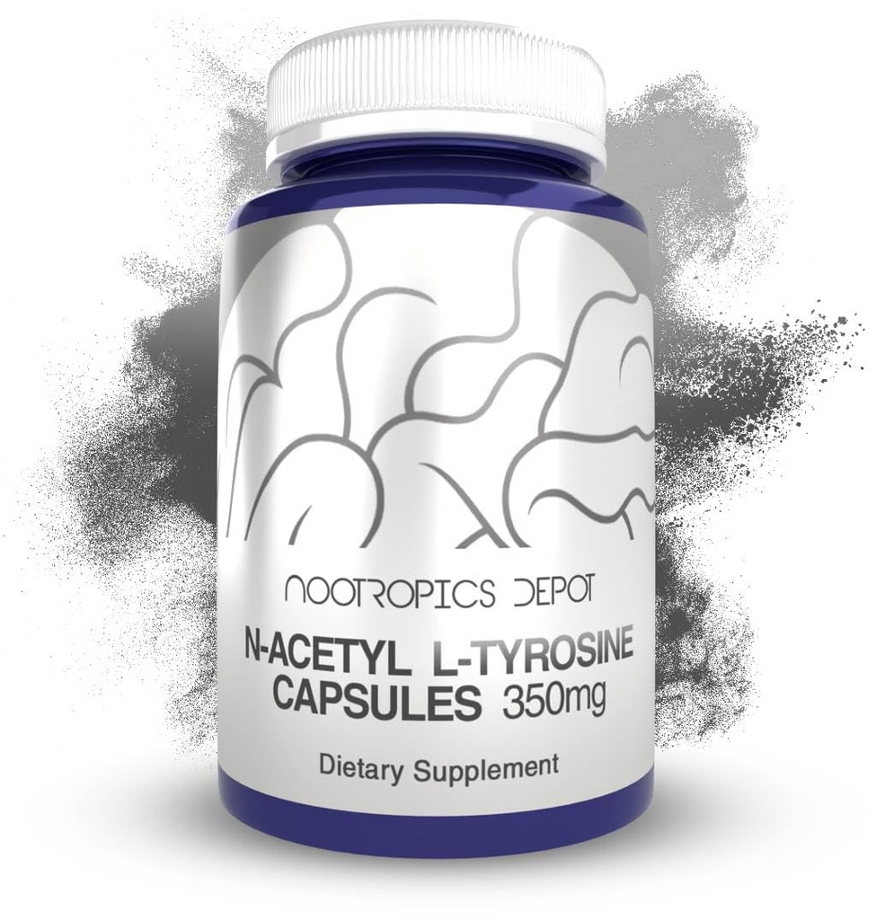 Nootrops Depot N-Acetyl L-Tyrosine Capsules 