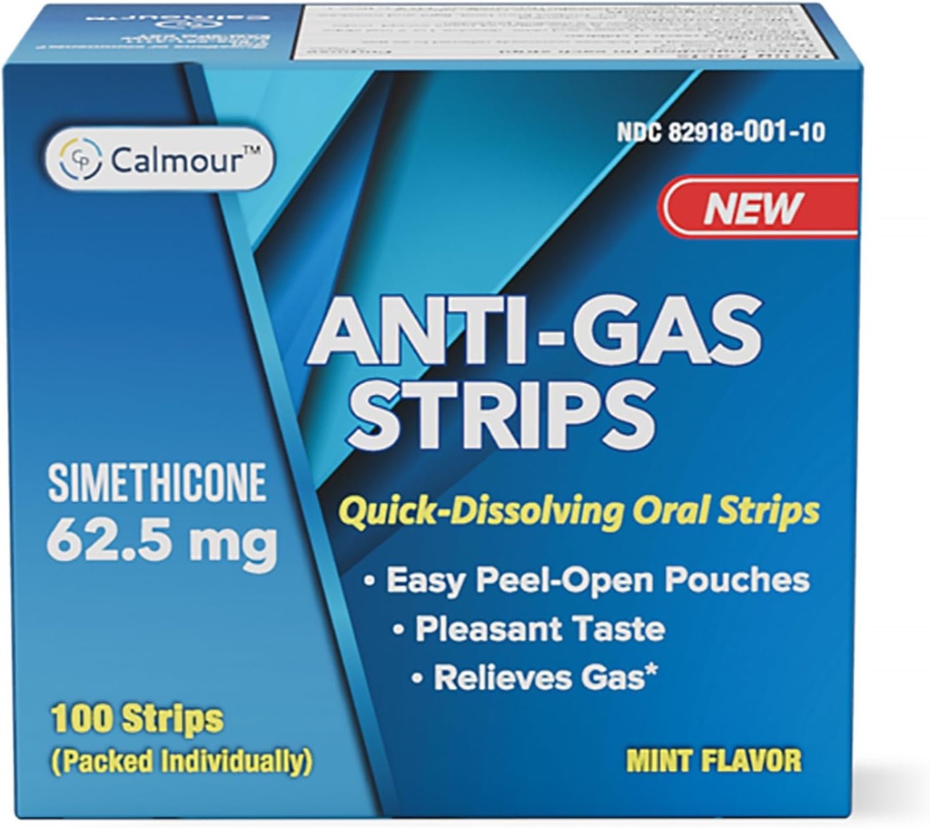 Anti gaz Relief 100 Strips 