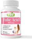 Acid folic J-Bio 800mcg (120 comprimate) Regimul zilnic de sănătate şi îngrijirea prenatală pentru femei