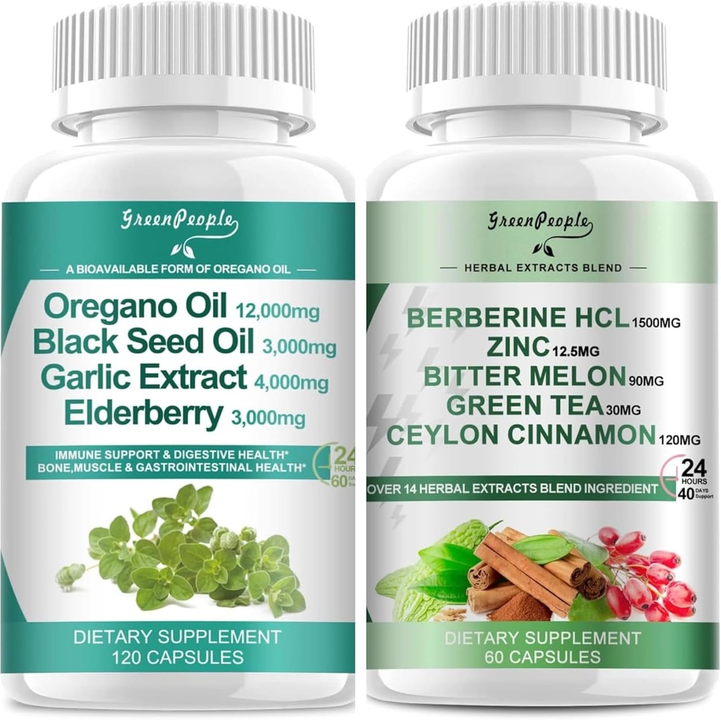 GREENPEOPLE Oregano Oil & Berberine Capsule
