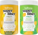 Bellway Super Fiber Powder + Fruit, Sugar Free Organic Psyllium Husk Powder Fiber Supplement for Regularity, Bloating Relief & Gut Health, Non-GMO, Ananas Passion Fruit & Lemon Lime