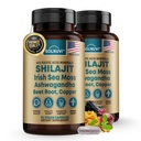 Silajit capsule organice pure Himalayan cu Irish Sea Moss, Ashwagandha, Cupru, Root de sfeclă - Acid fuzelian Trace Minerals Supliment pentru bărbați și femei - 90 Conte, Non-GMO, Gluten-Free