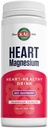 KAL Heart Magneziu băutură Mix, Red Raspberry magneziu Taurate pulbere inima sanatate Suplimente pentru inflamație, Zahăr gratuit, Vegan, 100 Serviri, 15.7 oz