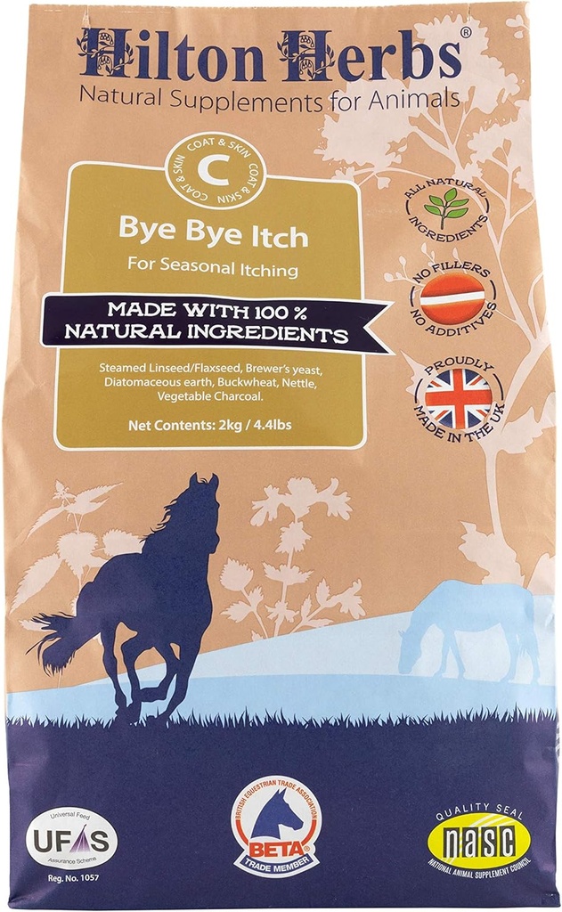 Hilton Herbs 70404 Bye Mâncărime Equine Supliment 1 bucată 4.4lb