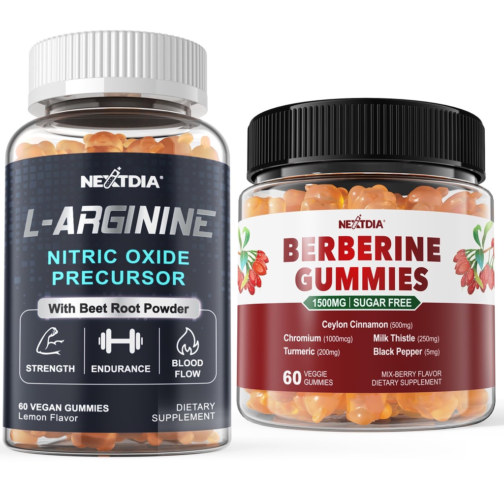 L arginnină Gumies + Berberine Supliment 1500mg
