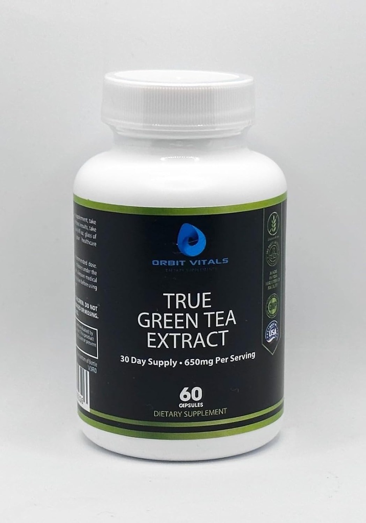 Extrasul de ceai verde adevărat: extract de ceai verde Premium pentru energie îmbunătățită, suport imunitar, și wellness generală - Formula antioxidant-Rich pentru bărbați și femei