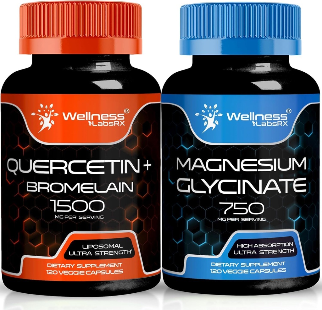 wellness LABSRX Quercetin cu Bromelain 