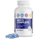 Bronson One Daily Mens Complete Multivitamine Multimineral Once-Daily Multi pentru Bărbaţi Activi, 180 comprimate