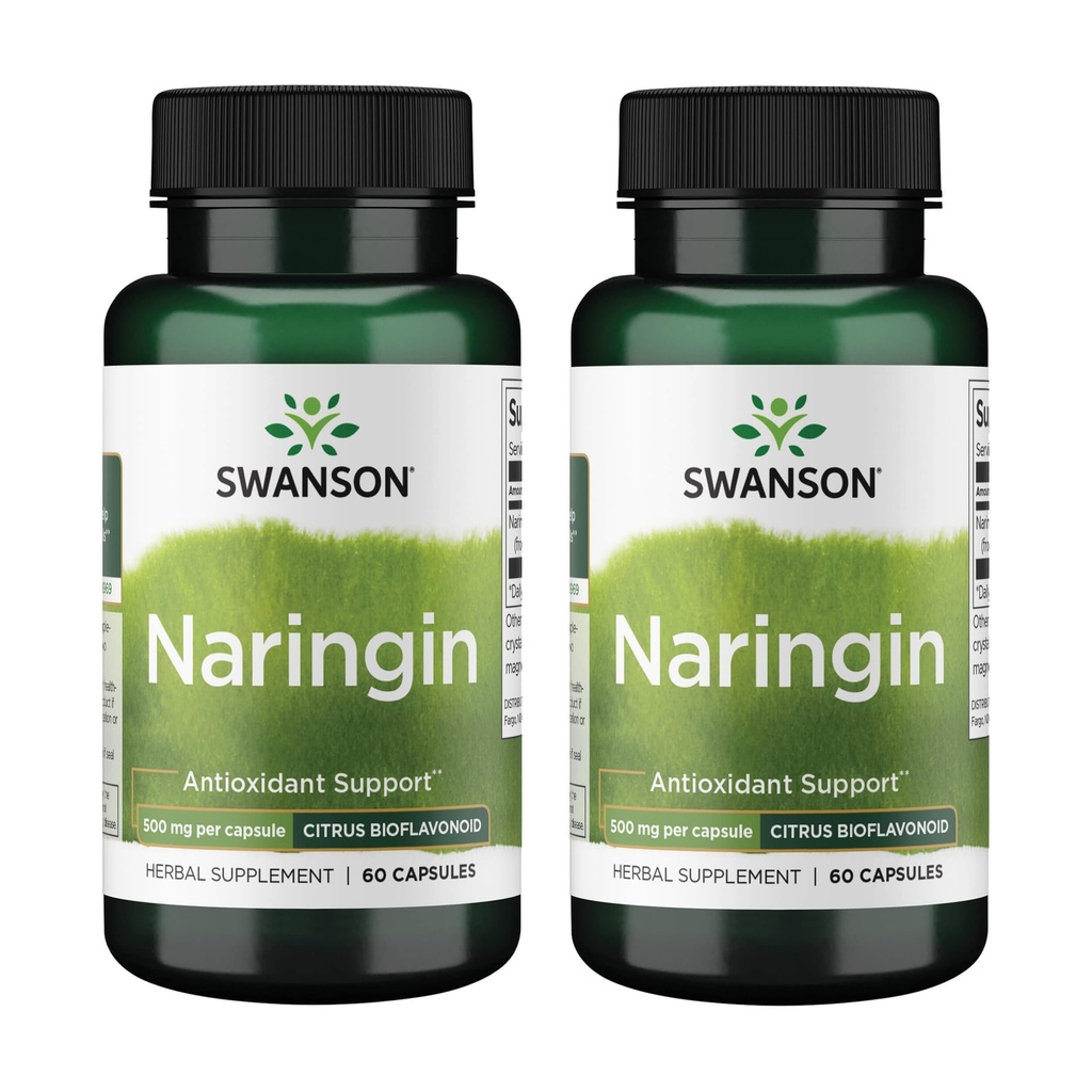 Swanson Naringin 500 Milligrams 60 Capsule (2 ambalaje)
