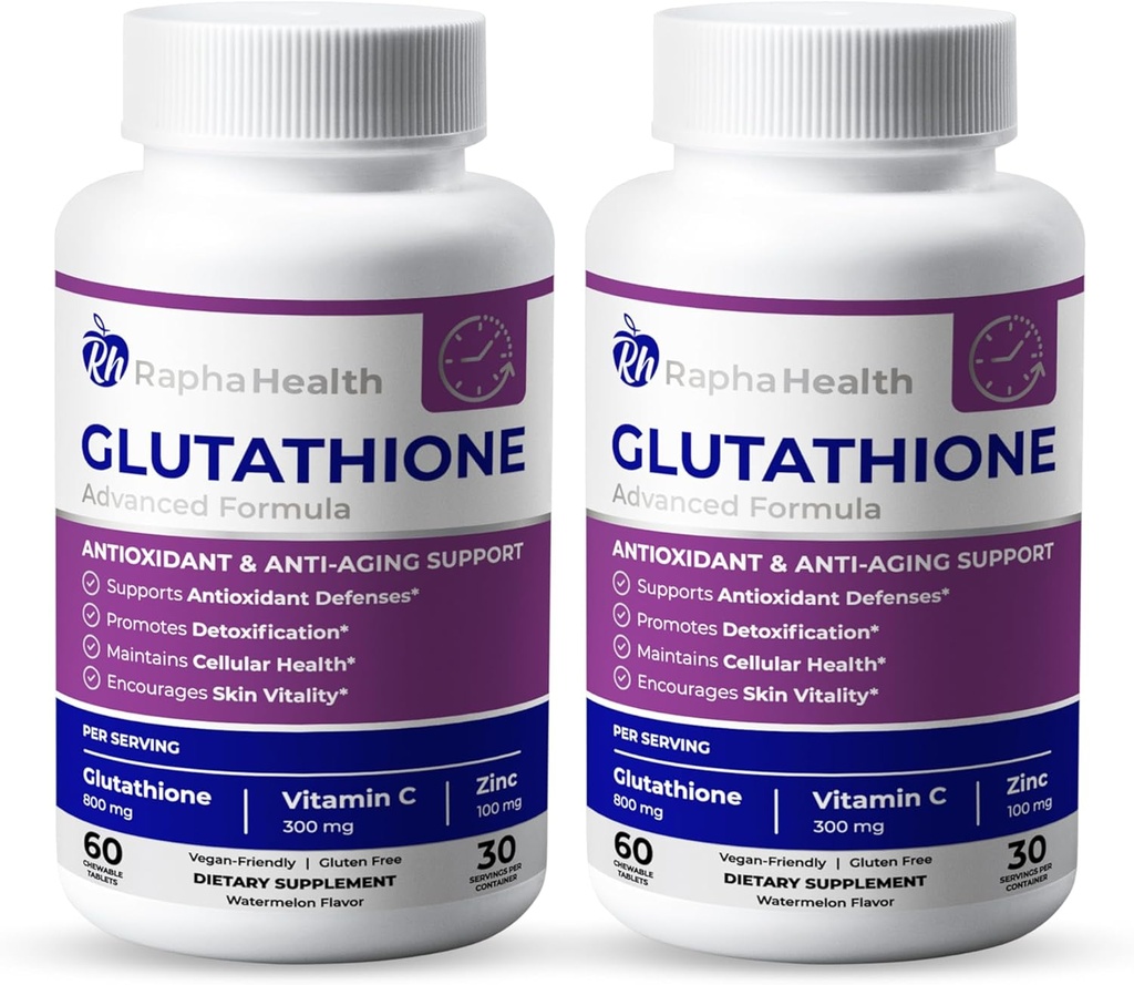 Twin Pack Glutatione imbunatatit cu vitamina C & Pigment 