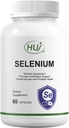 HuJ Supliment de seleniu, 60 capsule, suport antioxidant, Supliment mineral