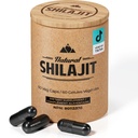 Capsule NATURAL SHILAJIT (2 luni de aprovizionare) - 60 Conte - Shilaj pentru bărbați și femei cu acid fuzilic și minerale Trace, Nutrienți pe bază de plante pentru energie, Suport imun și Vitalitate