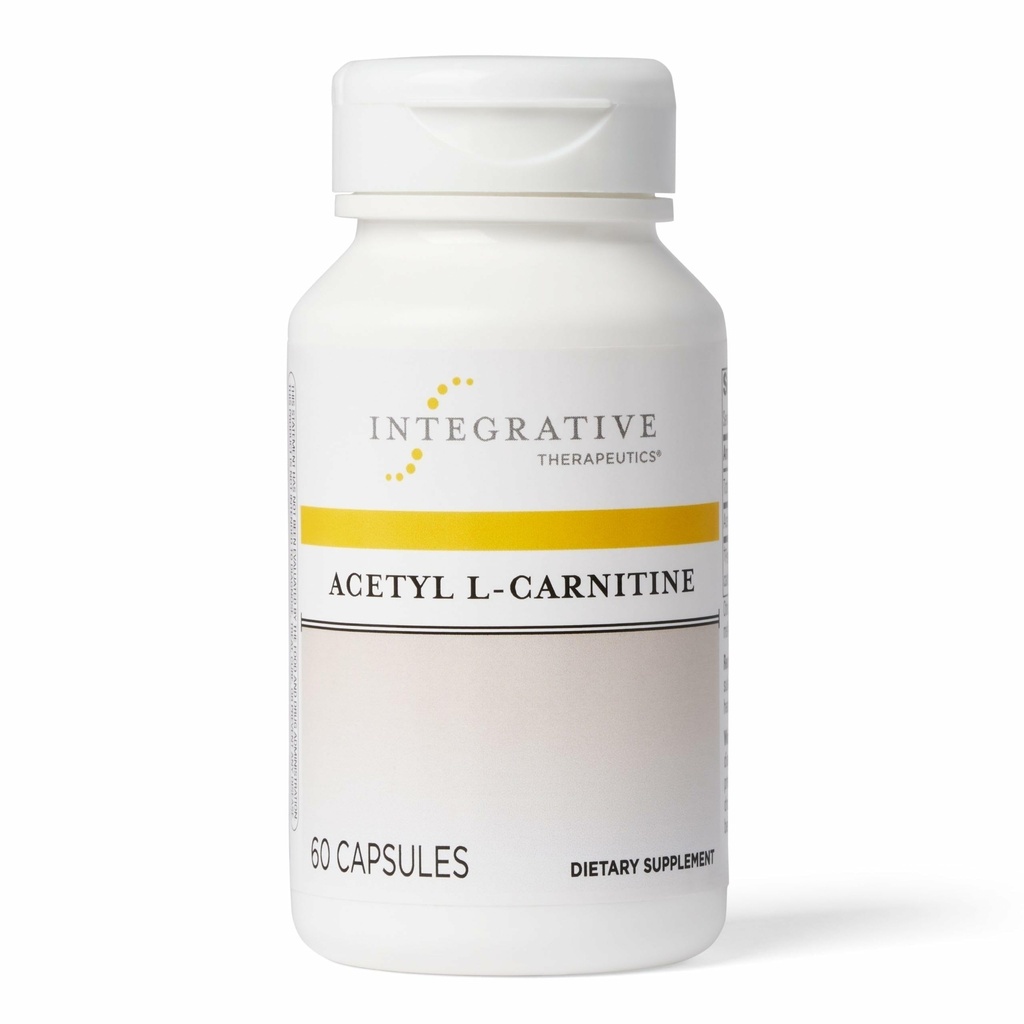 Terapologii integrate Acetil L-Carnitina - Susţine producerea de energie celulară sănătoasă* - Susţine funcţia celulelor nervoase* - Vegan, Gluten-Free & Dairy-Free - 60 capsule (30 Servings)