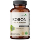 Futurebiotice Bor 3mg, Vegetarian, Non-GMO, Chelated for Absorbtion, 250 comprimate
