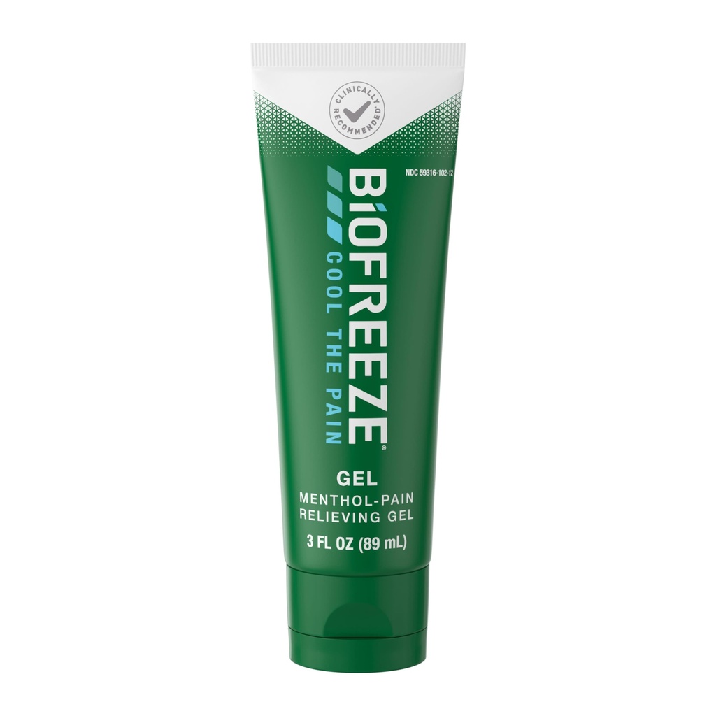 Biofroze Pain Relief Gel, Artrita Pain Reliver, Genunchi & Lower Back Pain Relief, Sore Muscle Relief, Neck Pain Relief, Farmacist Recomandat, FSA eligibile, 3 FL OZ Biofreeze Mentol Gel