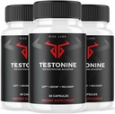 teste de laborator (3 ambalaj) Testonine de sex masculin Supliment, capsule de testonină pentru bărbați, Testonine Formula de rezistență maximă, Testonină All-naturale Pilula pentru puterea musculară, Recenzii testonină (180 capsule)