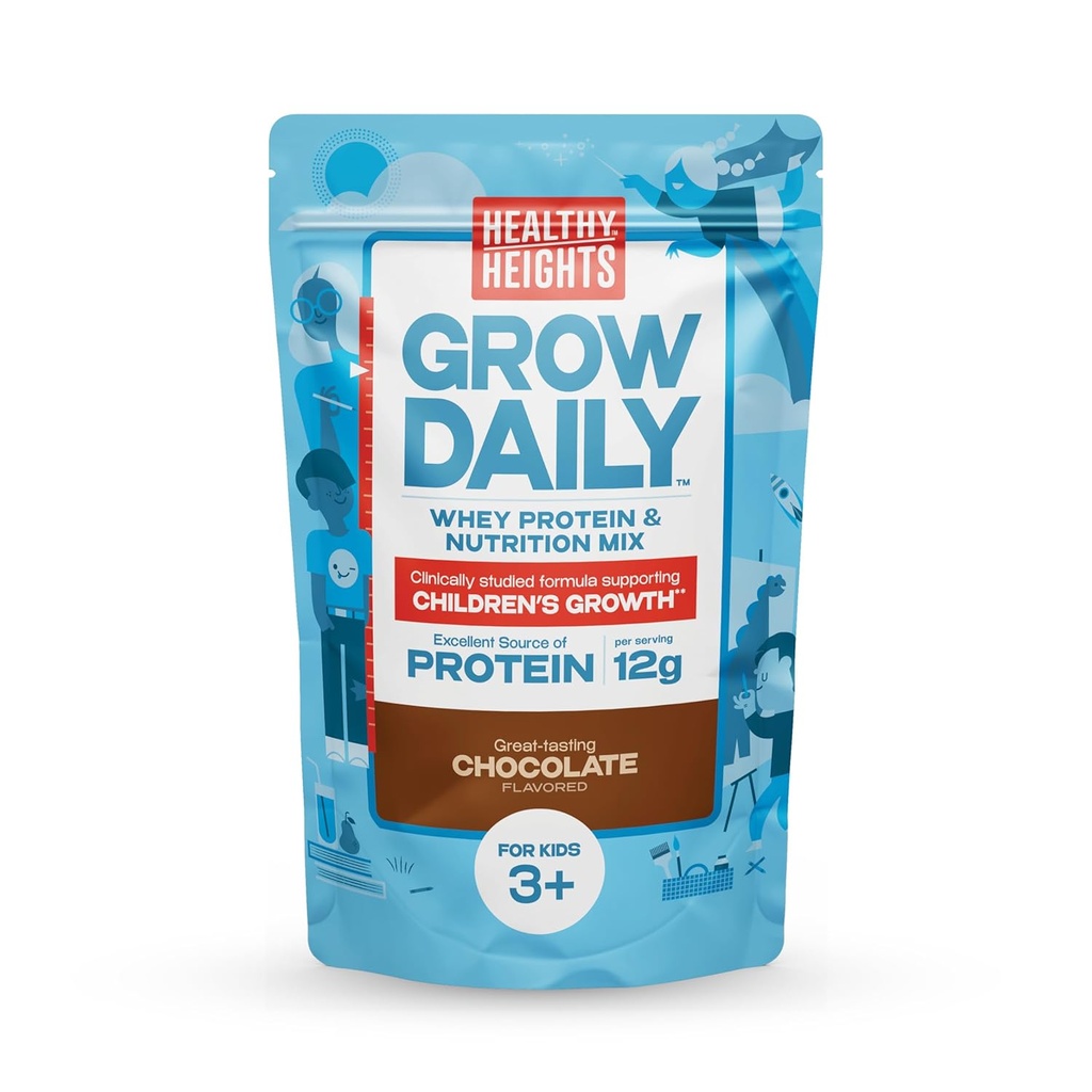 Heights sanatos creste zilnic copii bautura de proteine Mix (Cocolat) - Shake de proteine mare pentru copii 3+