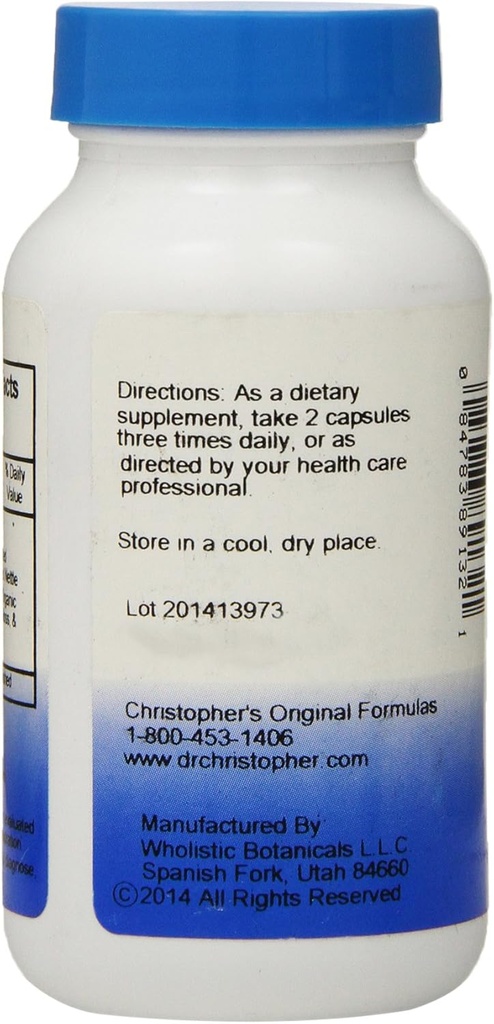 Dr. Christopher's Original Formulas Tiroidal de întreținere capsule, 100 Count (Pachet de 2)