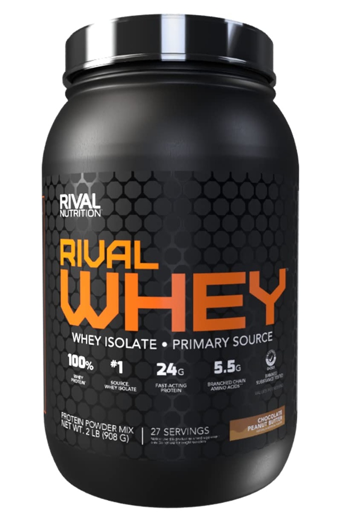 Unt de arahide de ciocolată Rival Whey 2lb